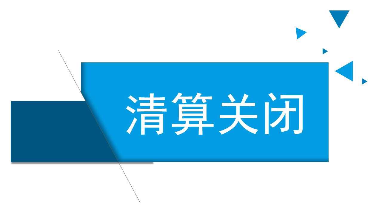 北京證券清算關閉工作